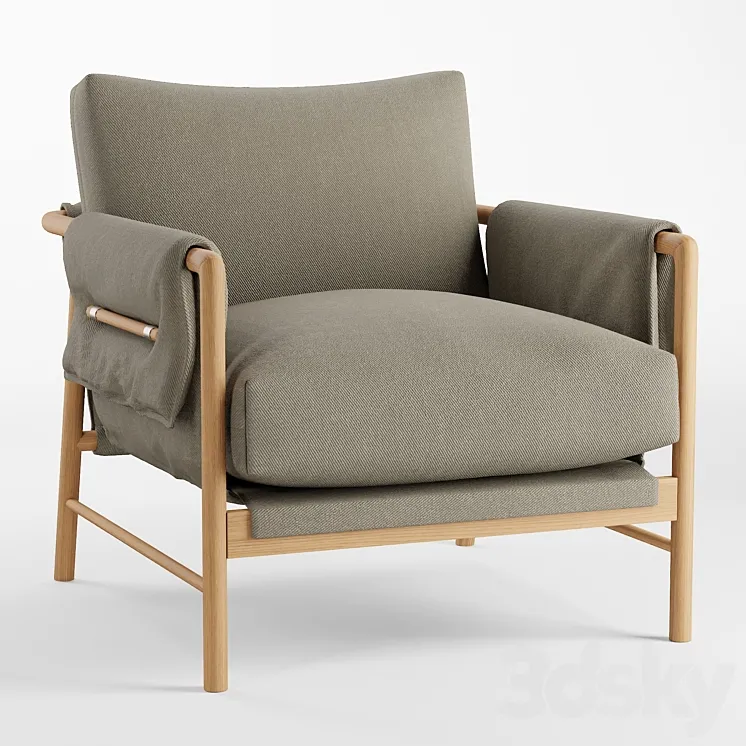 Demarco Lounge Chair 3D Model Free Download