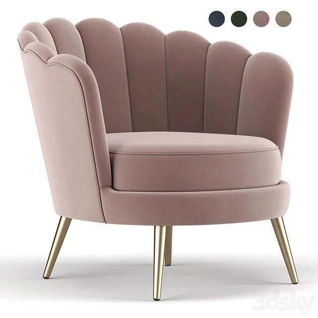 Demers Barrel Chair 3D Model