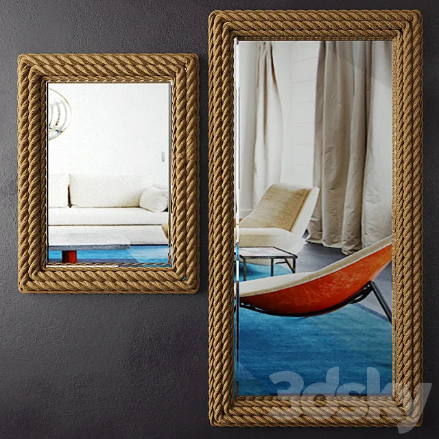 Dena Wall Mirrors 3D Model Dena Wall Mirrors 3D Model