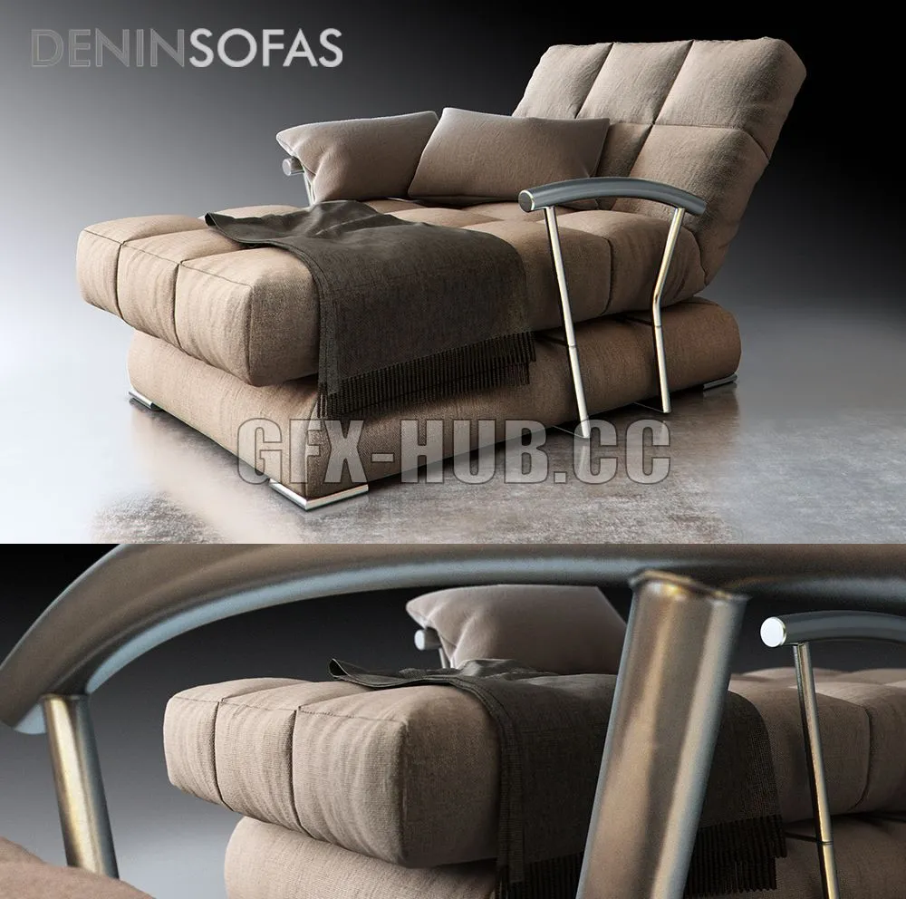 Deninsofas Dudinka 3D Model Deninsofas Dudinka 3D Model