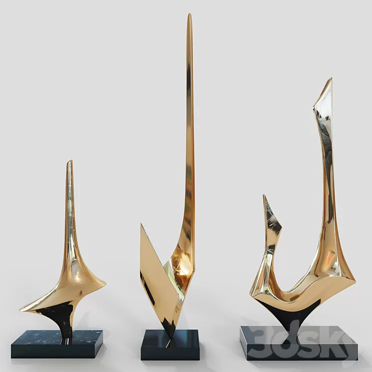 DENIS MITCHELL SCULPTURE SET 3 3D Model