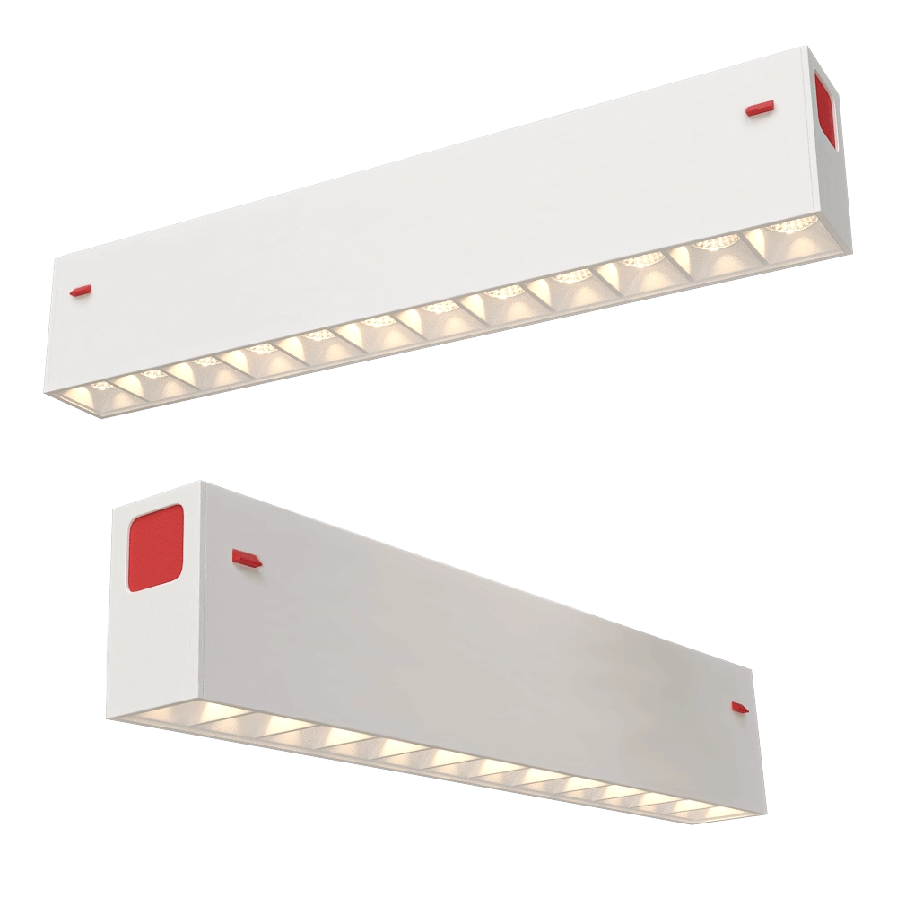 DENKIRS – Track light DK8001-WH 3D Model