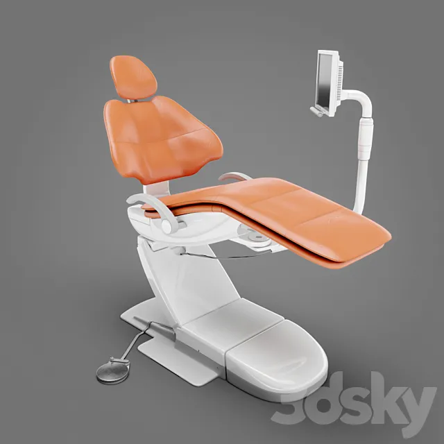 Dental chair A-DEC – “for the competition” 3D Model