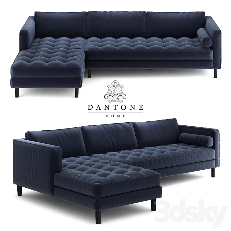 Denver Denver with an ottoman from dantonehome.ru 3D Model