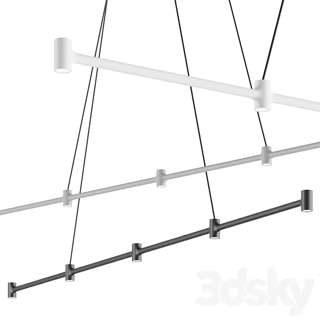 Dependant Suspension | Hanging lamp 3D Model Dependant Suspension | Hanging lamp 3D Model