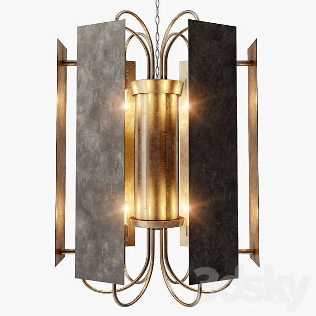 Dering Hall Torino Chandelier 3D Model Dering Hall Torino Chandelier 3D Model