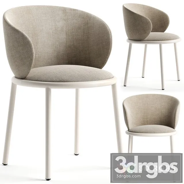 Desalto Armrests Mun Chair 3D Model Download
