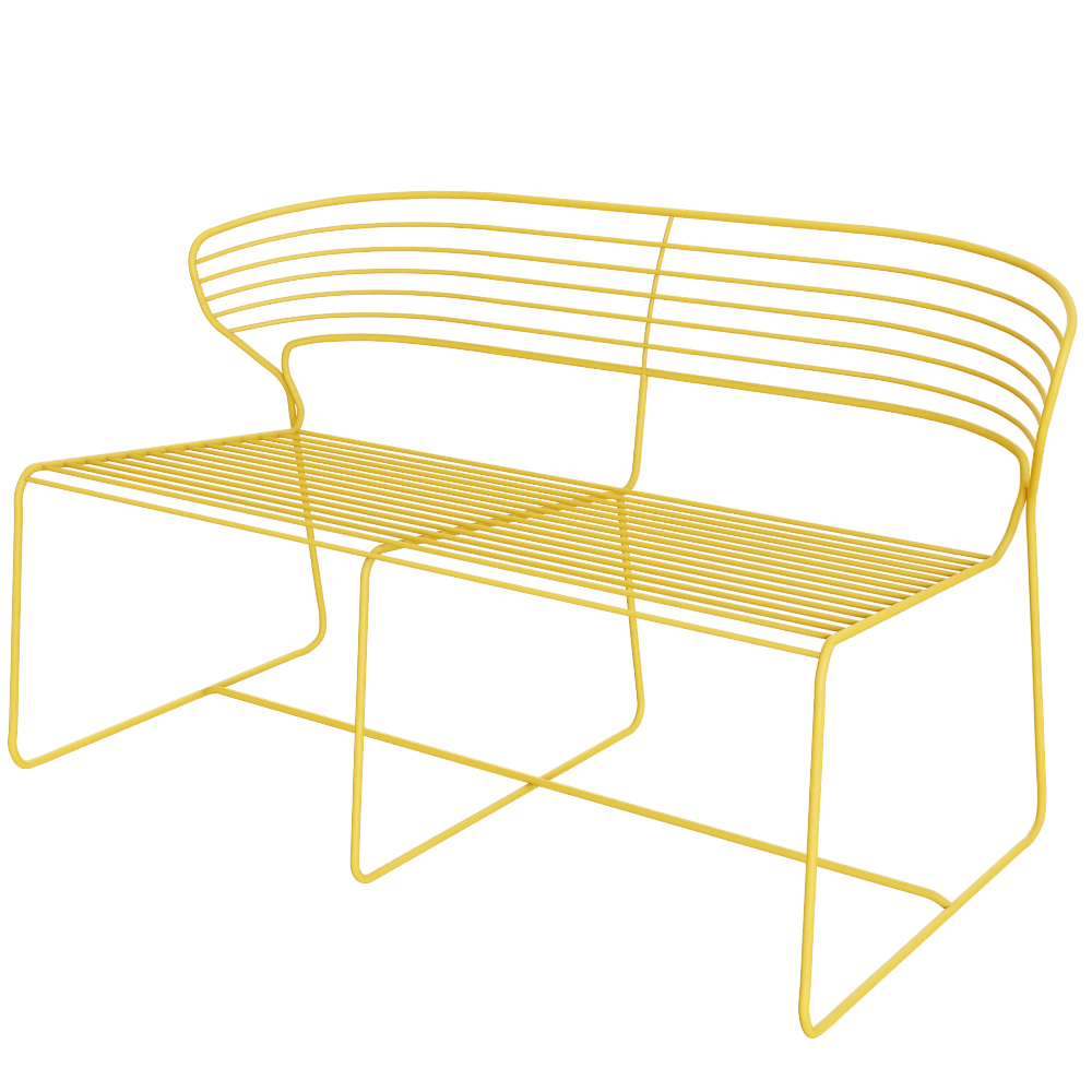 Desalto – Bench Koki Wire 3D Model