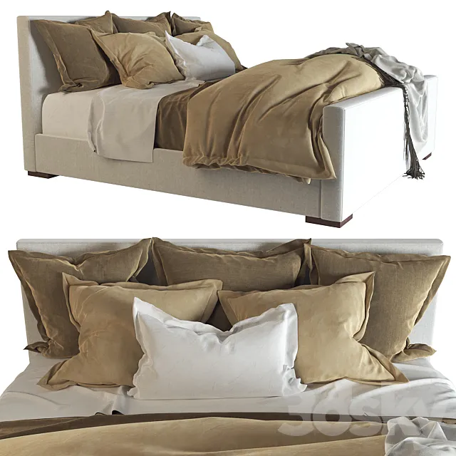 Desert Modern Bed Ralph Lauren (vray NEXT) 3D Model Desert Modern Bed Ralph Lauren (vray NEXT) 3D Model