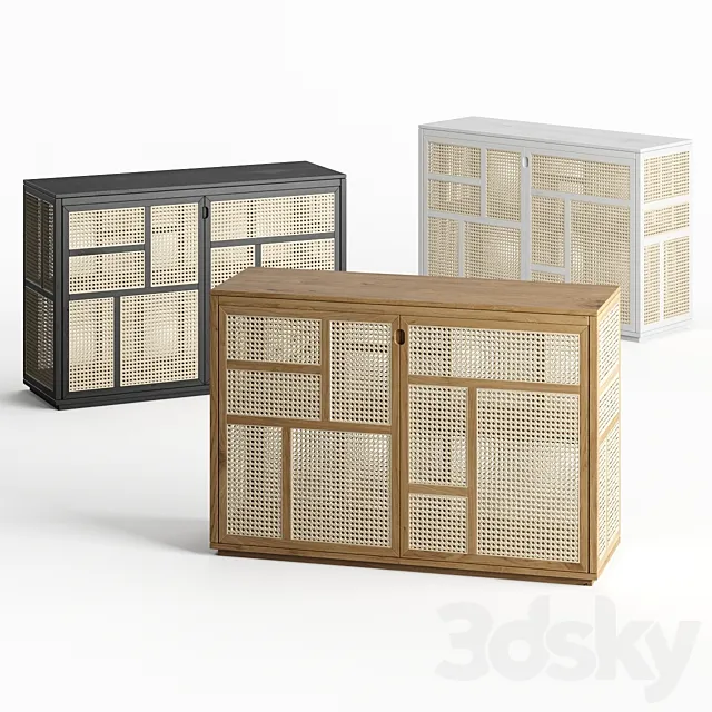 Design House Stockholm Air Sideboard 3D Model Design House Stockholm Air Sideboard 3D Model