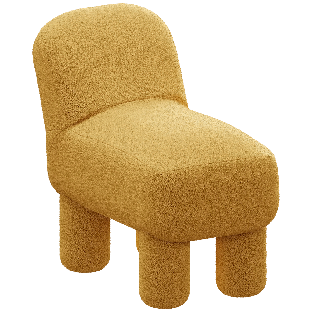 Design House Stockholm – Pouf Lulu 3D Model