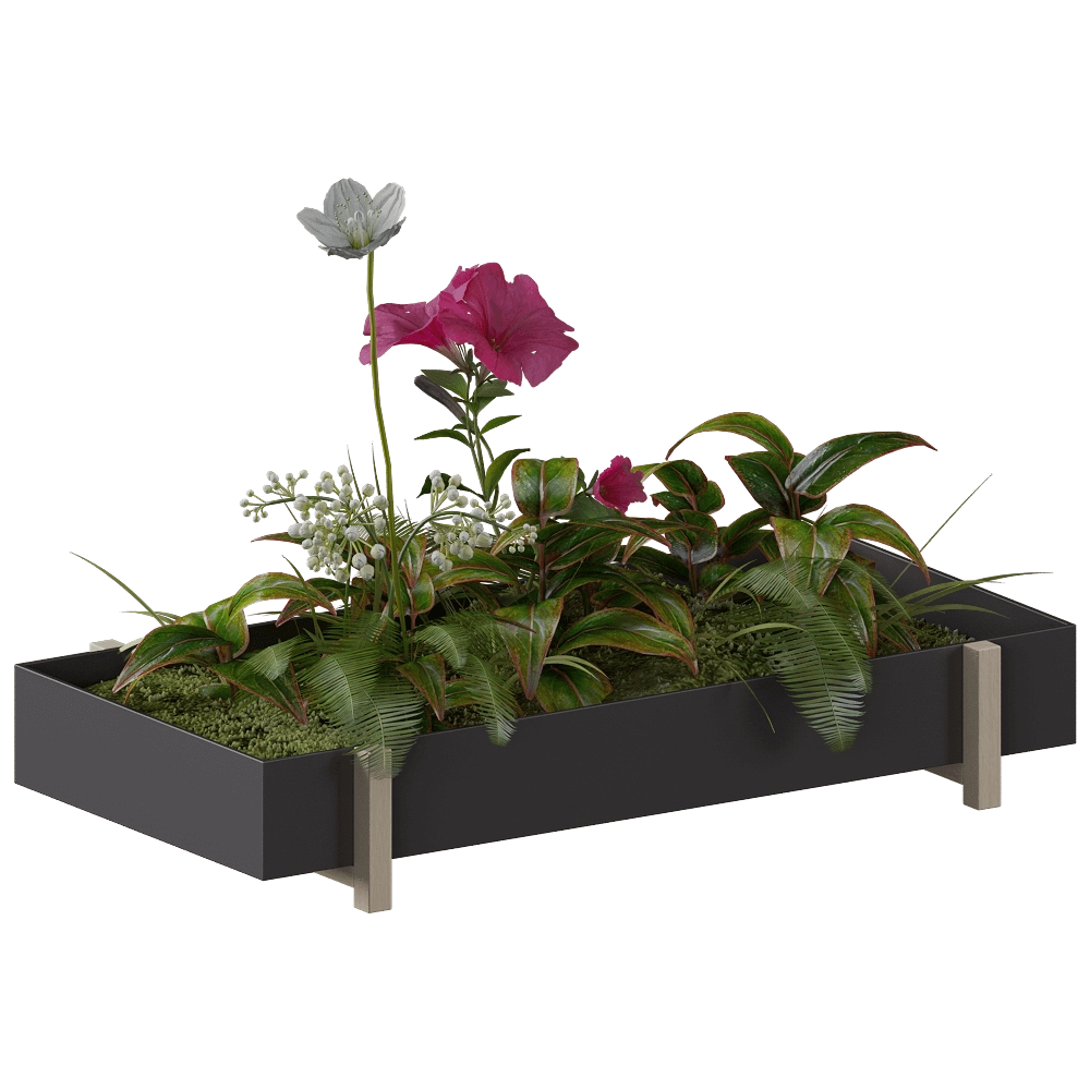 Design House Stockholm – Tray Box & Pot Botanic 3D Model