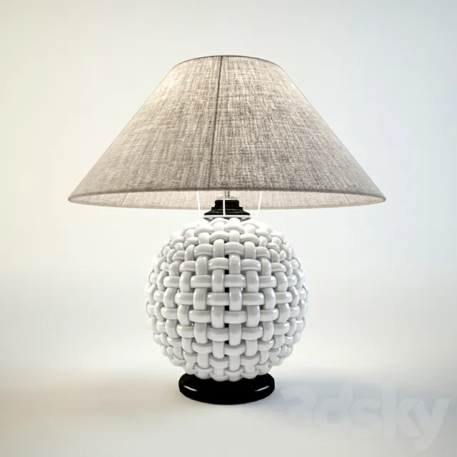 Design lamp “Wicker” (braided) 3DModel