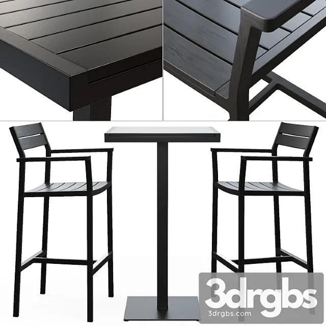 Design within reach eos bar stool and bar-height table 2 3D Model Download Design within reach eos bar stool and bar-height table 2 3D Model Download