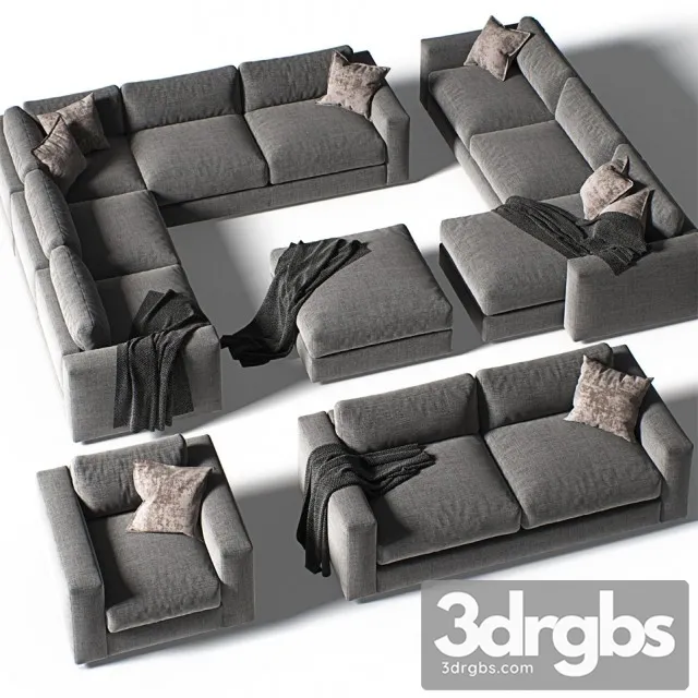 Design Within Reach Sofa 01 3D Model Download Design Within Reach Sofa 01 3D Model Download