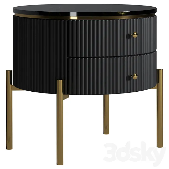 Designer bedside table LaLume-TT00112 3DModel Designer bedside table LaLume-TT00112 3DModel