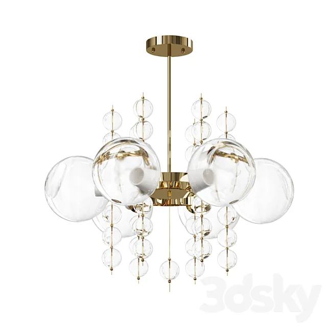Designer chandeliers and lighting fixtures Marine six 3D Model