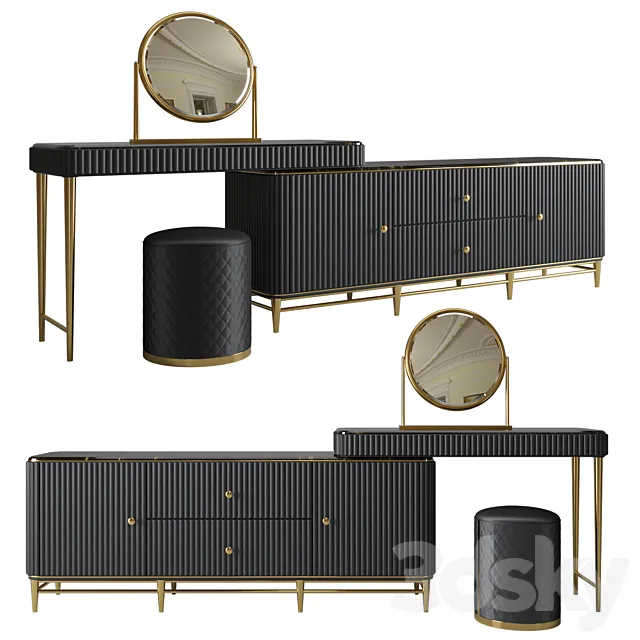 Designer console LaLume-RR00102 3D Model