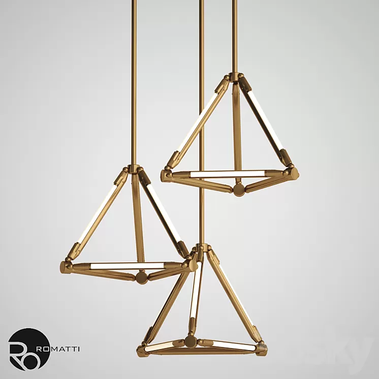 Designer lamp G2070 Romatti 3D Model