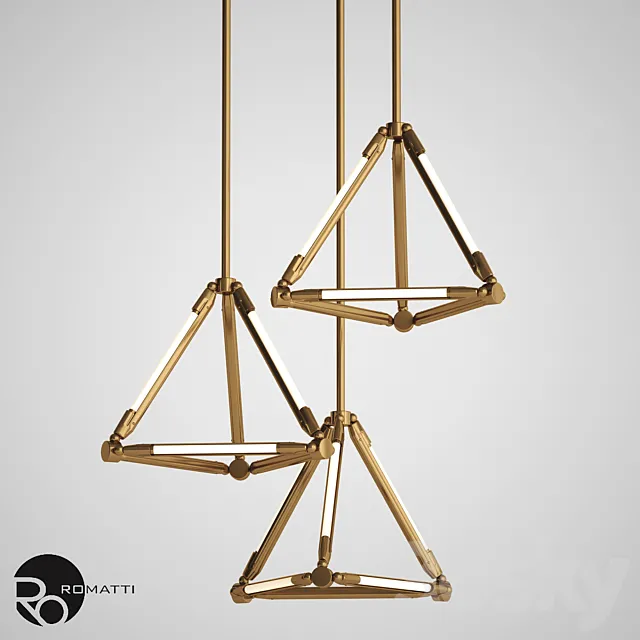 Designer lamp G2070 Romatti 3DModel Designer lamp G2070 Romatti 3DModel