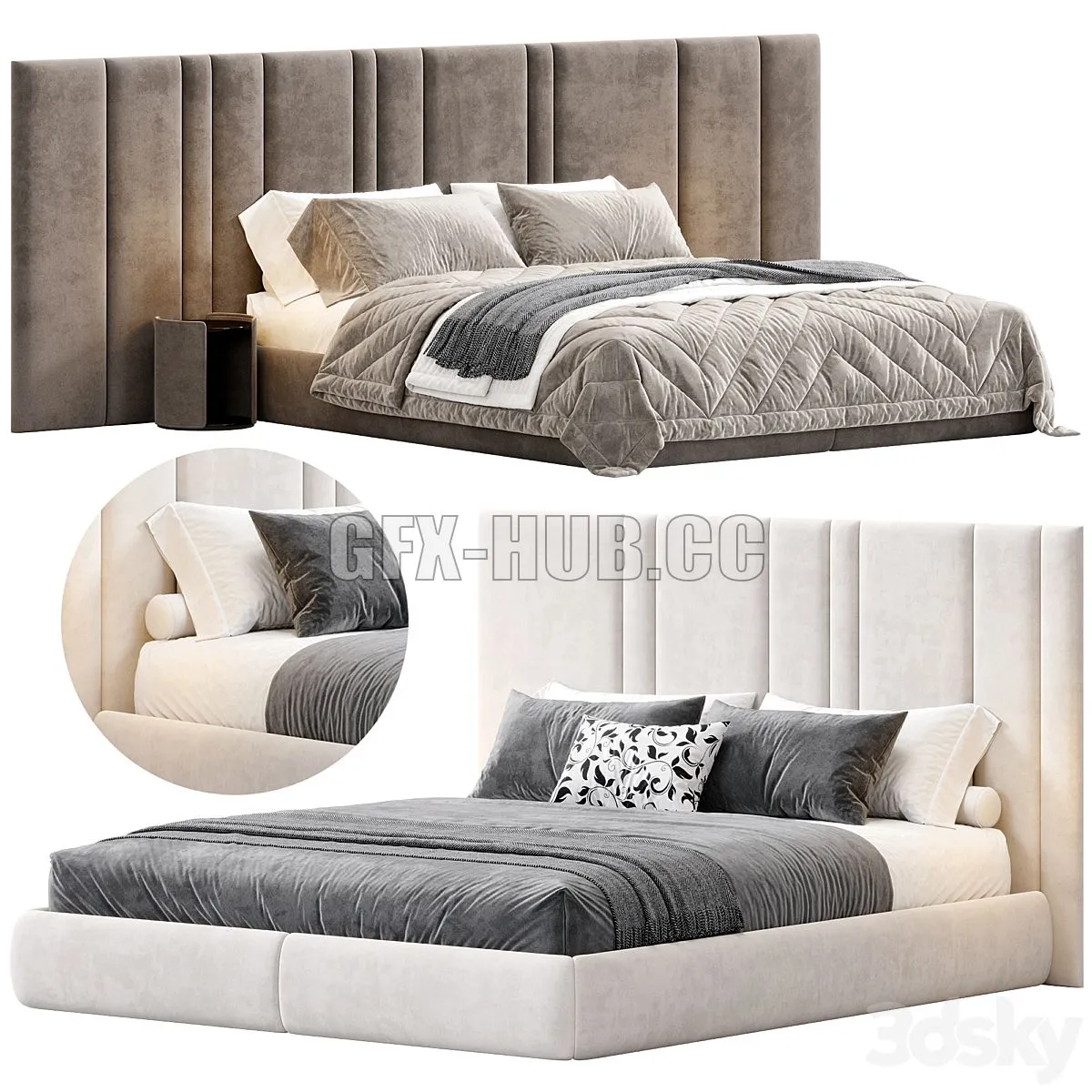 Desire Bed by Sensorsleep 3D Model