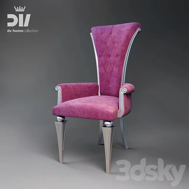 DESIRE capitonne armchair 3D Model