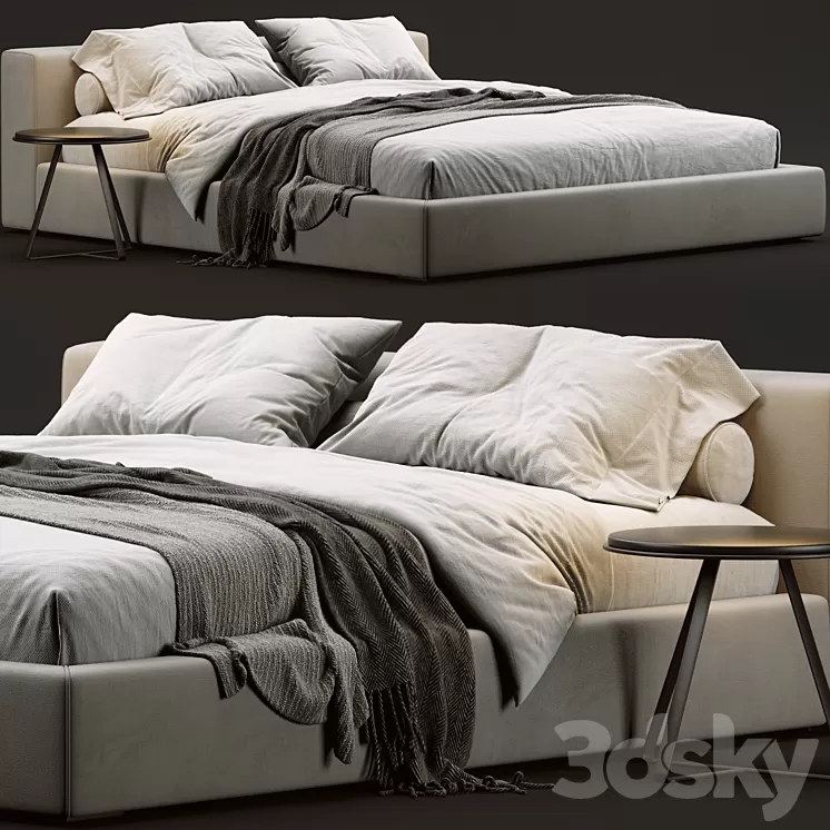 Desiree Kubic 24 Bed 3D Model Free Download