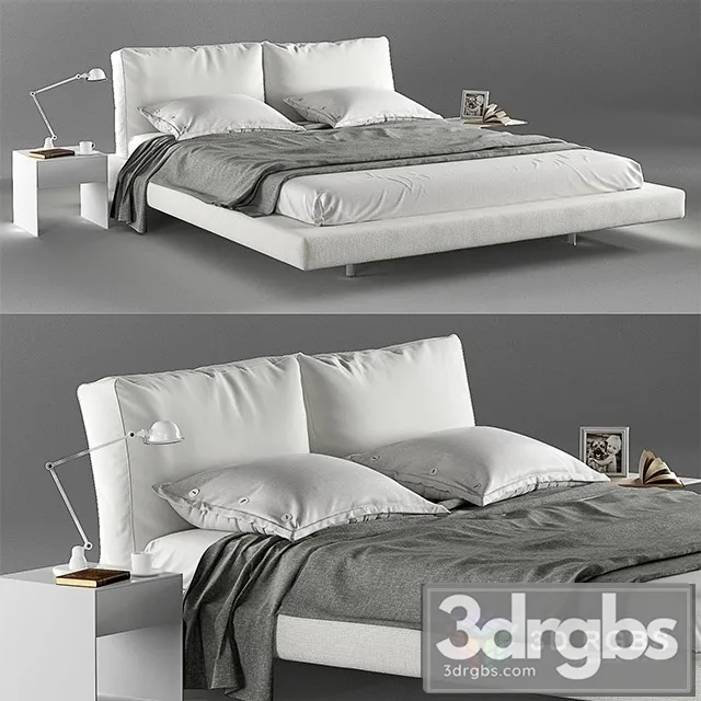 Desiree Ozium Bed 3D Model Download