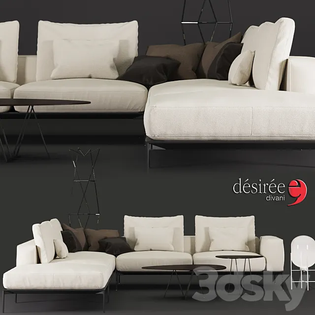Desiree Savoye Sofa 3DModel Desiree Savoye Sofa 3DModel