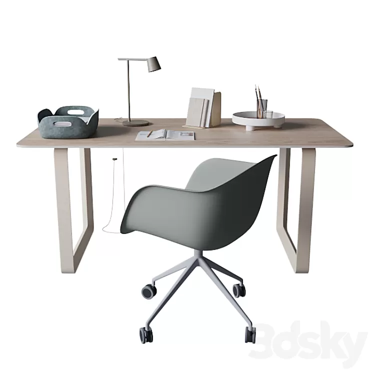 “Desk “”70/70 Table”” by Muuto” 3D Model “Desk “”70/70 Table”” by Muuto” 3D Model