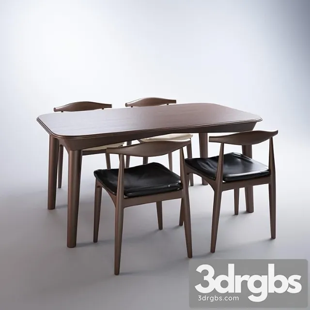 Desk and Chair 3D Model Download