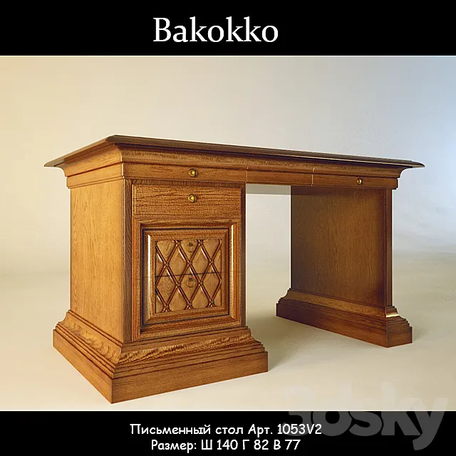 Desk Bakokko Art. 1053V2 3D Model