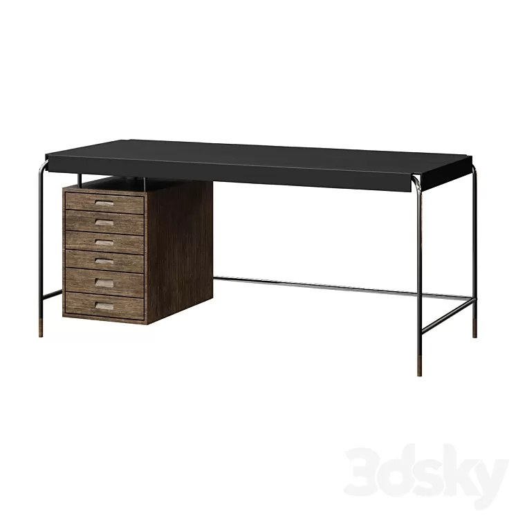 Desk CARL HANSEN AJ52 SOCIETY TABLE BUREAU 3D Model Desk CARL HANSEN AJ52 SOCIETY TABLE BUREAU 3D Model