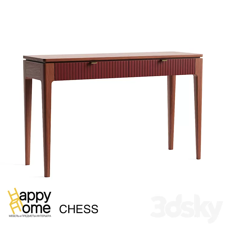 Desk Chess 3D Model Desk Chess 3D Model