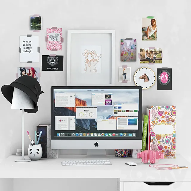 Desk Decoration 3D Model Desk Decoration 3D Model