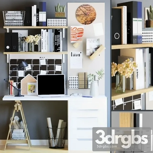 Desk Decorations 3D Model Download Desk Decorations 3D Model Download