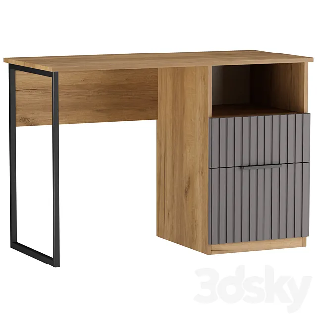 Desk Hilton 3D Model Desk Hilton 3D Model