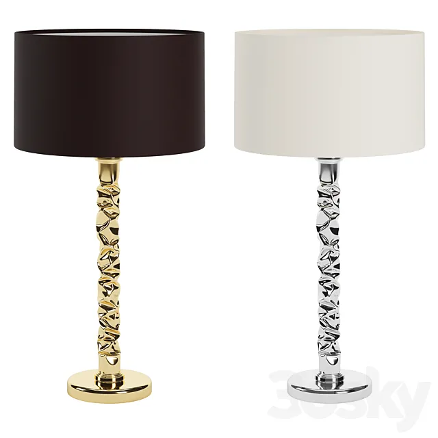DESK LAMP PORTA ROMANA CRUSHED COLUMN LAMP 3D Model