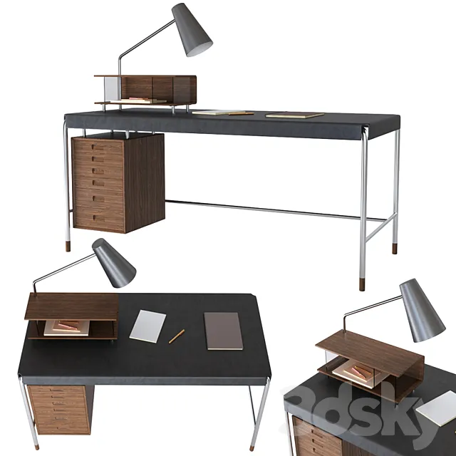 Desk Loft Society Table Carl Hansen & Son 3DModel Desk Loft Society Table Carl Hansen & Son 3DModel