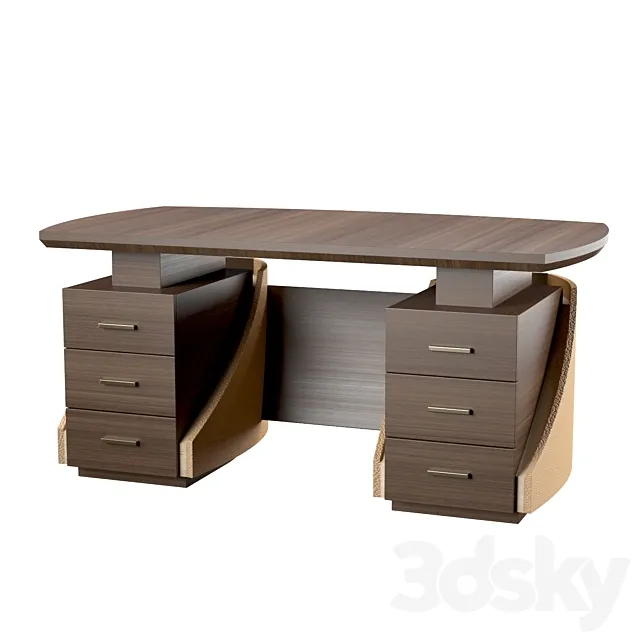 Desk Metropolis Smania reduced version 3DModel Desk Metropolis Smania reduced version 3DModel