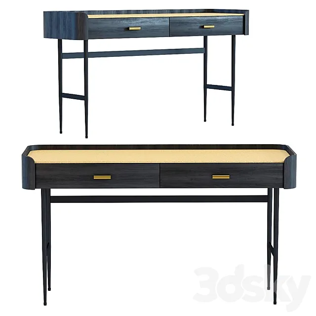 Desk Milano 140 3D Model Desk Milano 140 3D Model