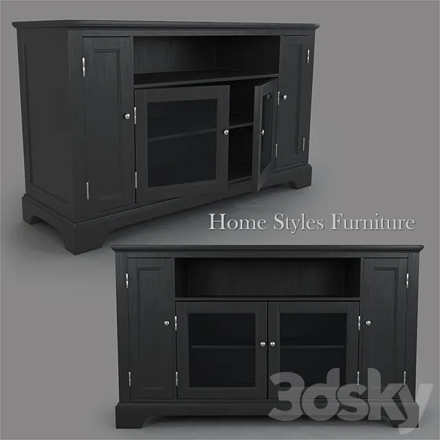 Desk. Pedestal. Bedford by Home Styles Furniture 3DModel Desk. Pedestal. Bedford by Home Styles Furniture 3DModel