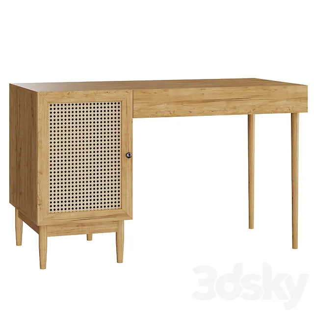 Desk Roshal-2 Wood 3D Model Desk Roshal-2 Wood 3D Model