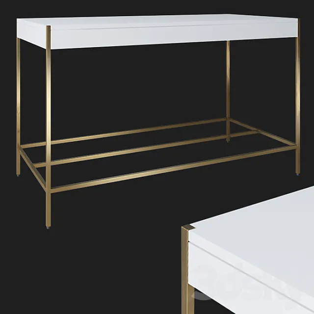 Desk “Zane” by “West Elm” 3DModel
