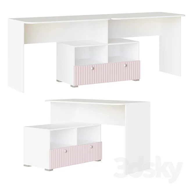 Desks Alice (Through the Looking Glass) 3D Model Desks Alice (Through the Looking Glass) 3D Model