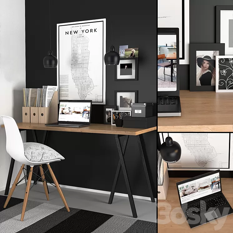 Desktop 3D Model Desktop 3D Model