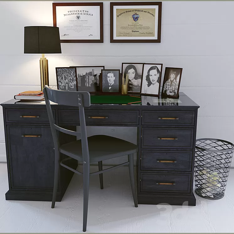 Desktop 3D Model Desktop 3D Model