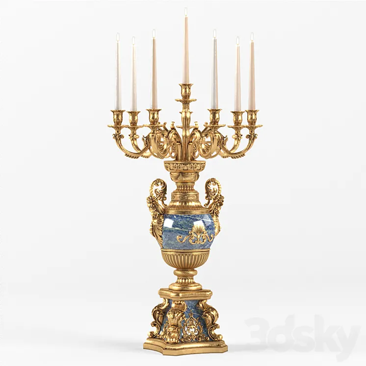 Desktop Classic Candle Holder BALDI 3D Model Free Download Desktop Classic Candle Holder BALDI 3D Model Free Download
