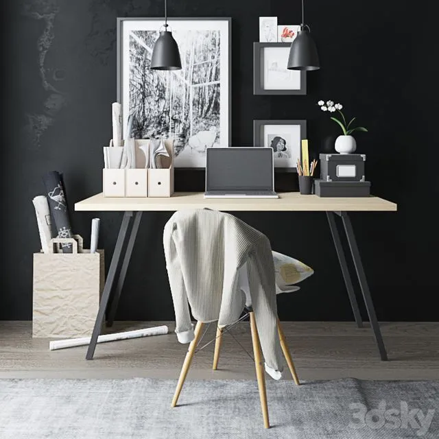 Desktop – set 3D Model