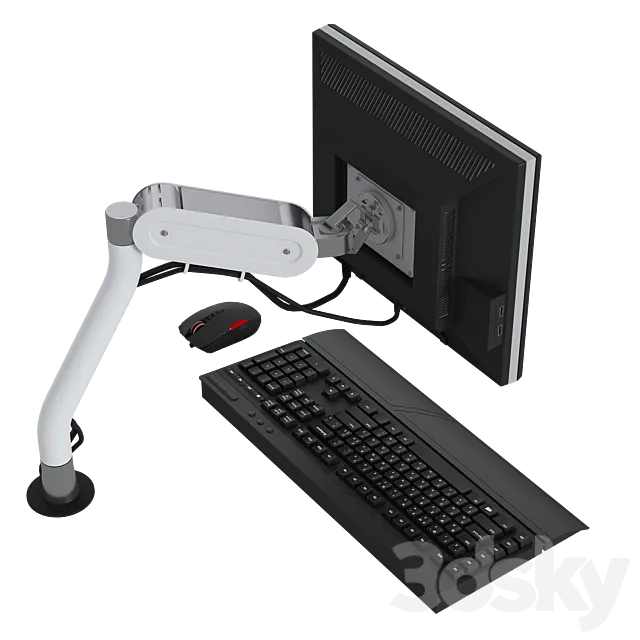 Desktop Set 3DModel